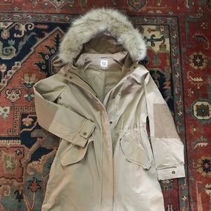 Gap fur parka